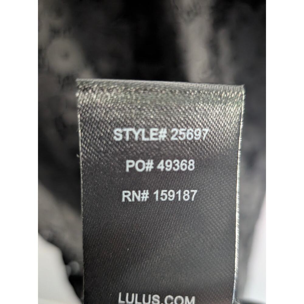 NWT Lulus My Forever Black Lace Sleeveless Maxi Dress Sz Small S Evening Formal - Picture 11 of 11